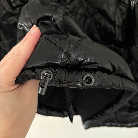 Free People Movement Black Polar Ice Puffer Pullover Hooded Ski Jacket Size XS - Picture 11 of 12